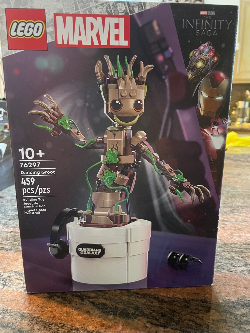 Lego Marvel 10+ Dancing Groot 76297 459 pcs NWT